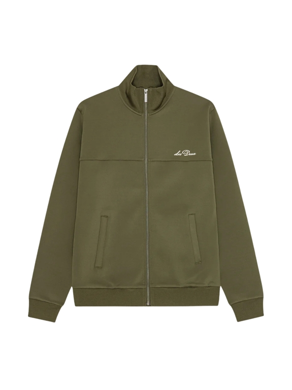 Les Deux Signature Track Jacket - Olive Night